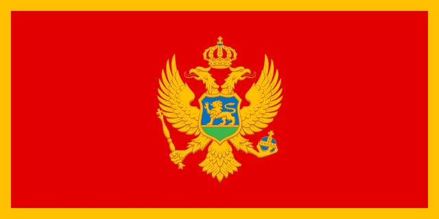 Flagge von Montenegro