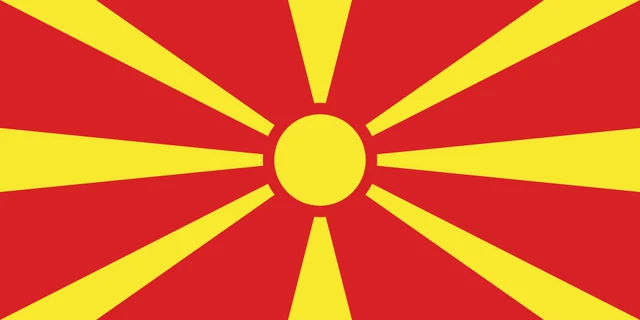 Flag of North Macedonia