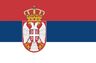 Flagge von Serbien
